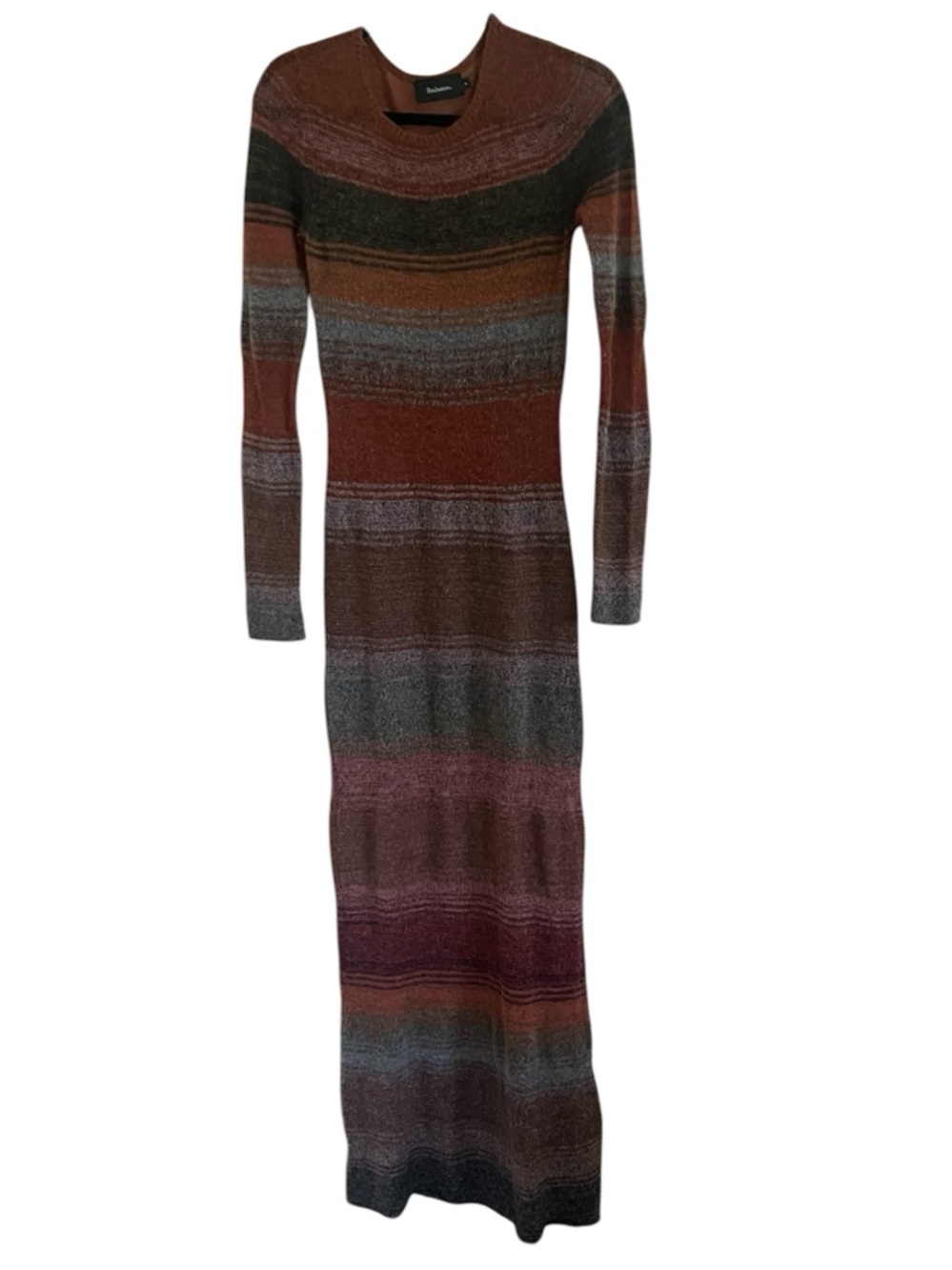 Realisation Par Striped The Daphne Maxi Dress in Dune Stripe Medium